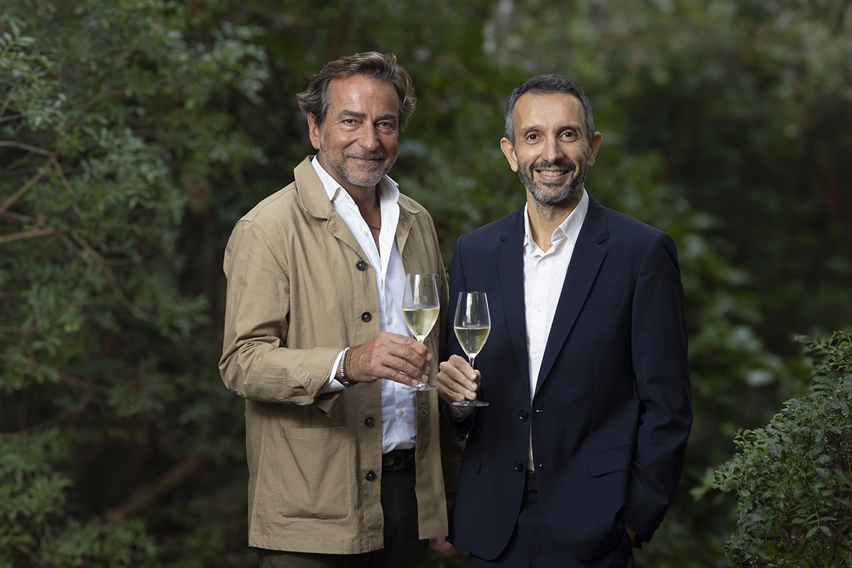 Bruno Colomer, director i enòleg de Codorníu, i Sergio Fuster, CEO del grup Raventós Codorníu.